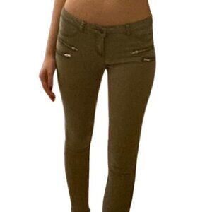 [Shinestar] Olive Zipper Side Pants- Size L
